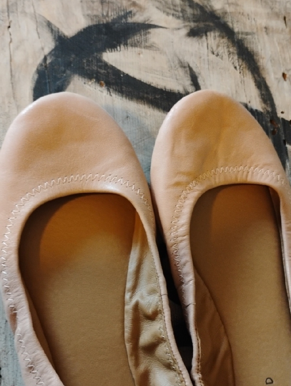 Lucky Brand Nude Ballet Flats. New - Picture 4 of 5